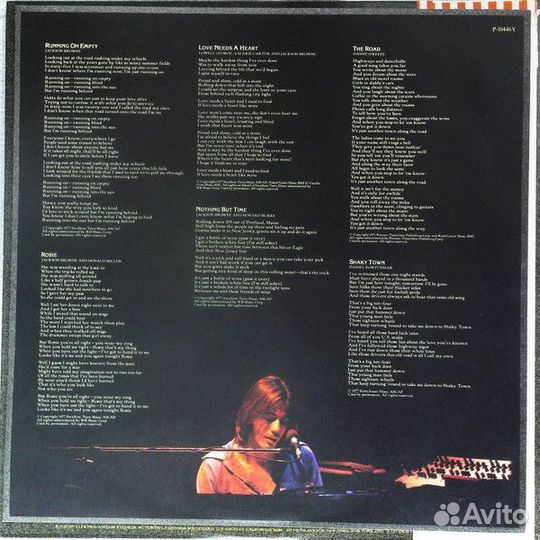 LP.Jackson Browne – Running On Empty - 1977