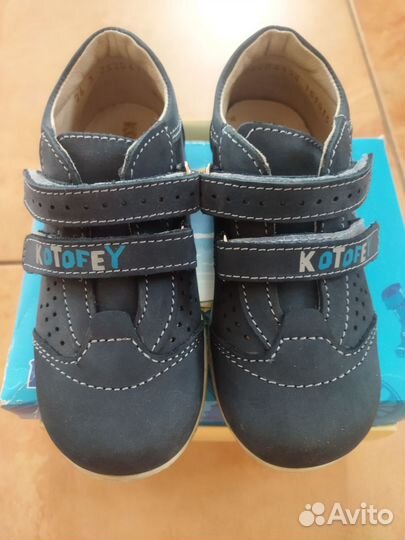 Полуботинки новые Котофей р. 26 (нат. кожа)