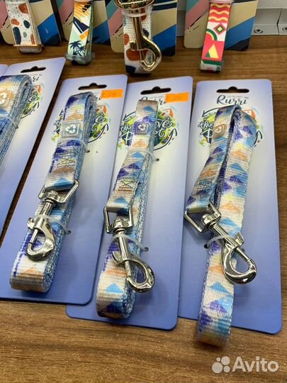 Поводок-ошейник разные