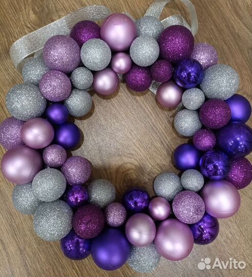 Новогодний венок на дверь