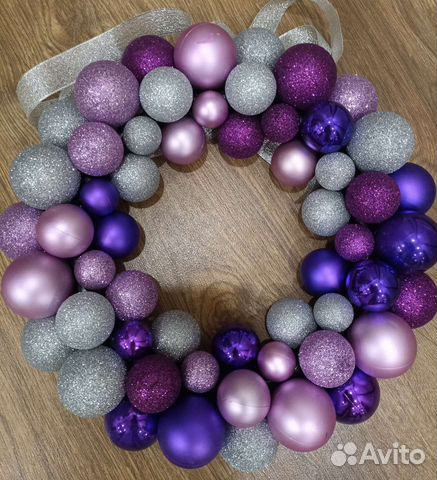 Новогодний венок на дверь