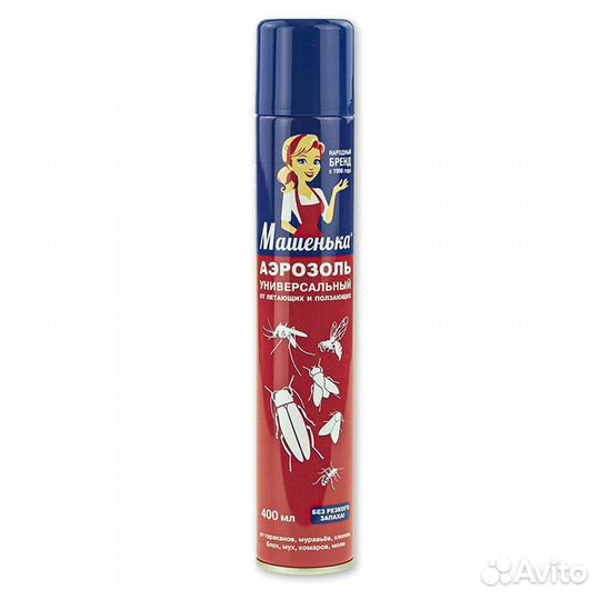 400 мл. Аэрозоль от ползающих и летающих насекомых