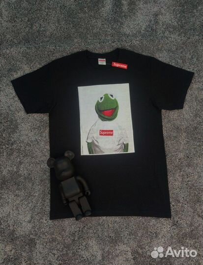 Футболка Supreme Kermit Logo Lux