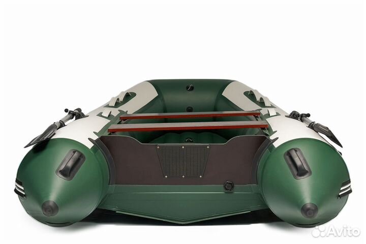 Лодка mishimo lite 350 (бело-зеленая)