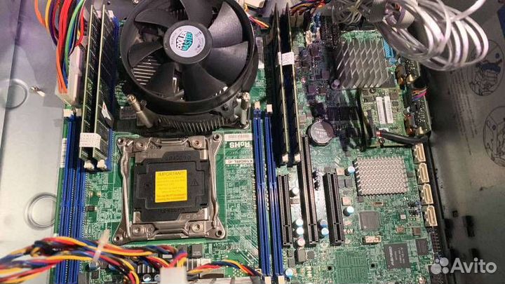 Мощный сервер supermicro Xeon, 64GB, 10TB, 2x800w