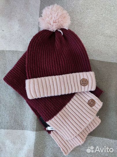 Набор шапка, шарф