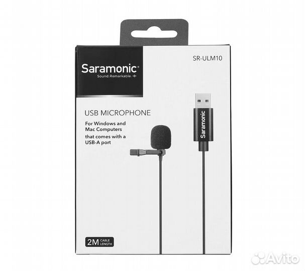 Микрофон Saramonic SR-ULM10 петличный микрофон для