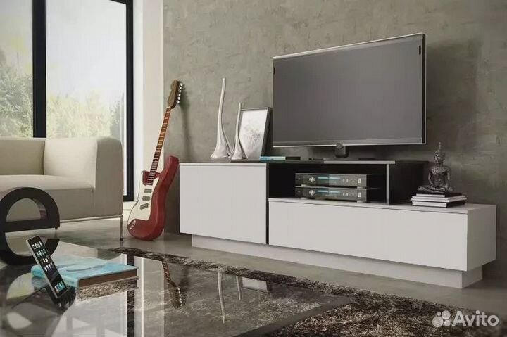 Тумба под тв Сигма (Модерн) мдф глянец 2