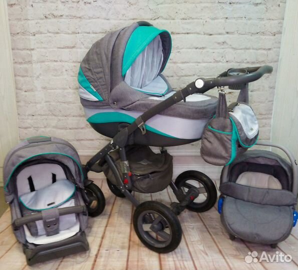 Коляска adamex barletta 3 в 1