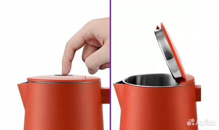 Чайник Kitfort красный