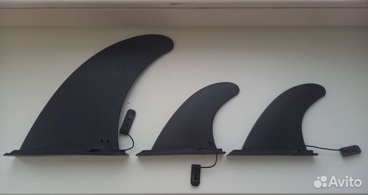 Плавник, фин, (киль) для сапборда (комплект 3шт.)