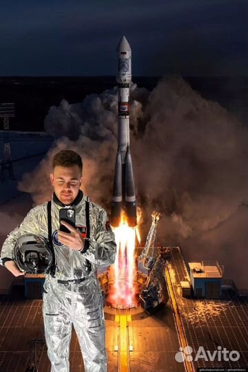 Шлем космонавта зеркальный мотошлем