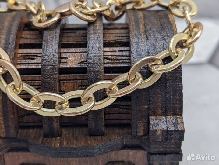 Золотой браслет 375 пробы, массой 18 грамм (20,5см