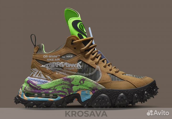 Кроссовки Nike Off-White x Air Terra Forma Wheat