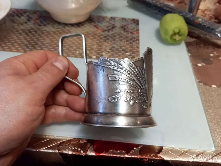 Подстаканник мельхиор СССР