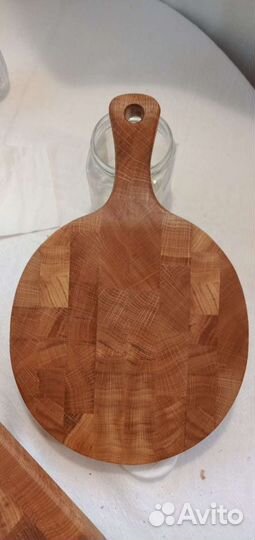Разделочная,торцевая доска с дуба