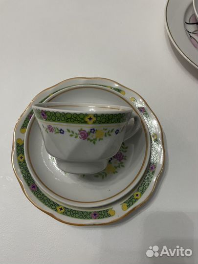 Чайное трио рига СССР