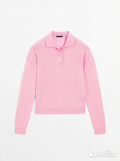 Свитер поло Massimo Dutti