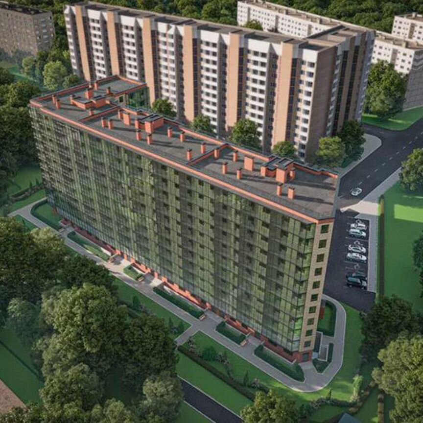 2-к. квартира, 61,6 м², 9/11 эт.