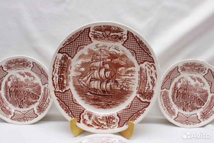 Фарфоровые тарелки Alfred Meakin, Англия
