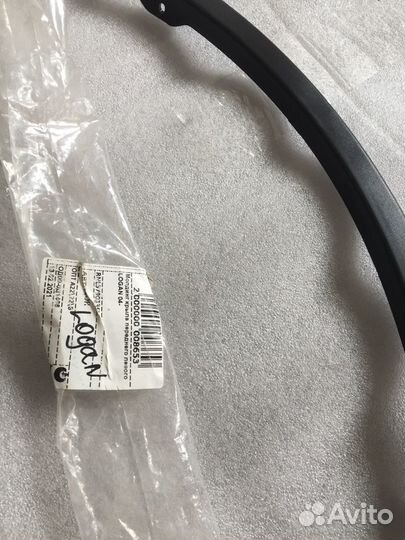 Молдинг крыла переднего левого Logan 6001548285