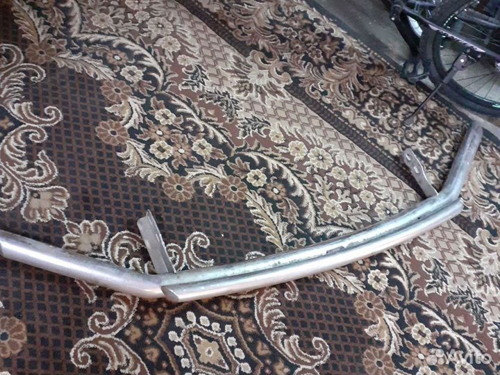 Защита бампера хром труба