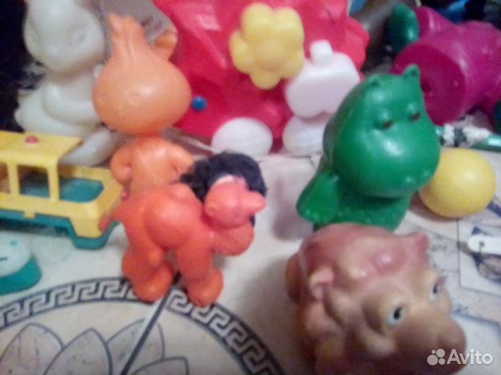 Игрушки СССР резиновые, мягкие