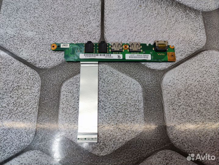 Плата с разъёмами звука и USB Lenovo S10-3