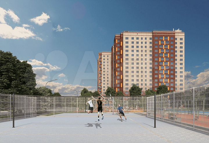 2-к. квартира, 62,4 м², 10/17 эт.