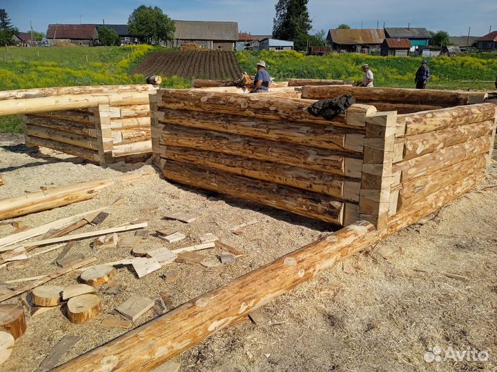 Срубы для бани и доски