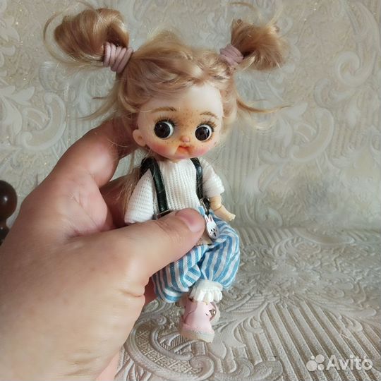 Шарнирная кукла оbitsu11. Крошка в ладошку