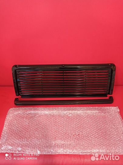 Решетка радиатора 2107 рогожка (чёрная)