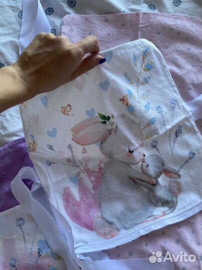 Бортики подушки в детскую кроватку