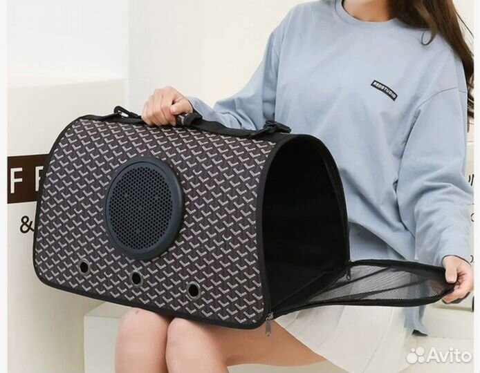 Переноска для кошек и собак большая новая