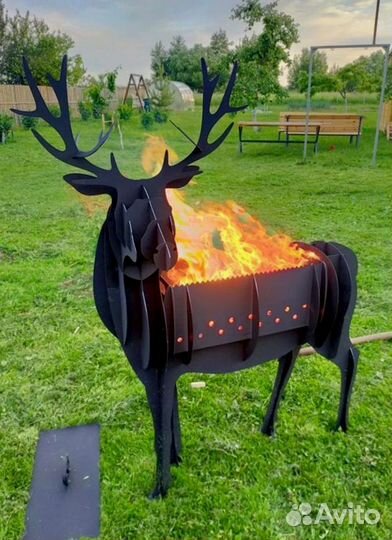 Олень мангал дизайн