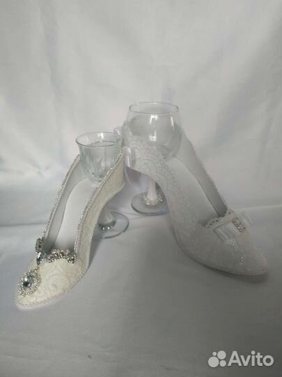 Туфелька бокал для свидетеля. Свадебные аксессуары