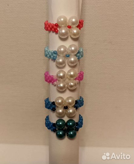 Кольцо из бисера