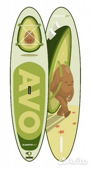 SUP Board gladiator ART 10.8 зеленый