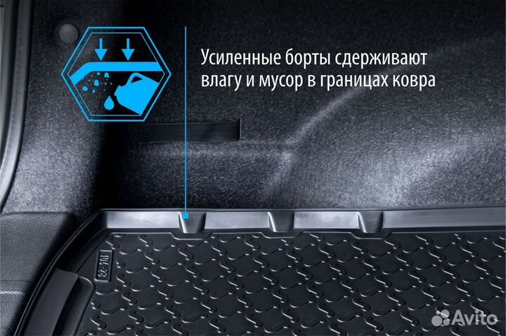 Коврик в багажник автомобиля baic X35 2023