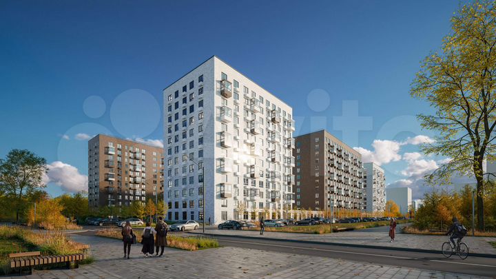 1-к. квартира, 33,9 м², 12/15 эт.