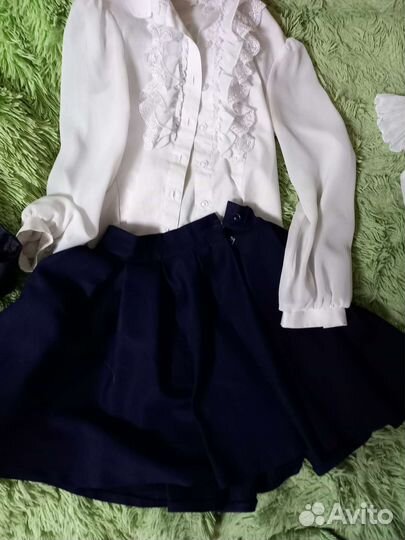 Школьная форма, платье, брюки, блузка