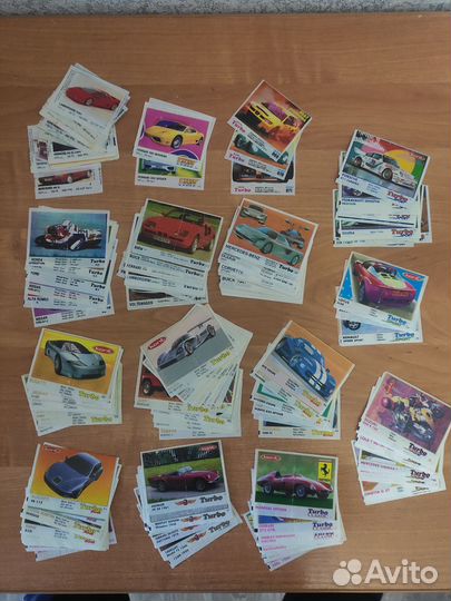 Вкладыши от жевачки Turbo (Турбо)