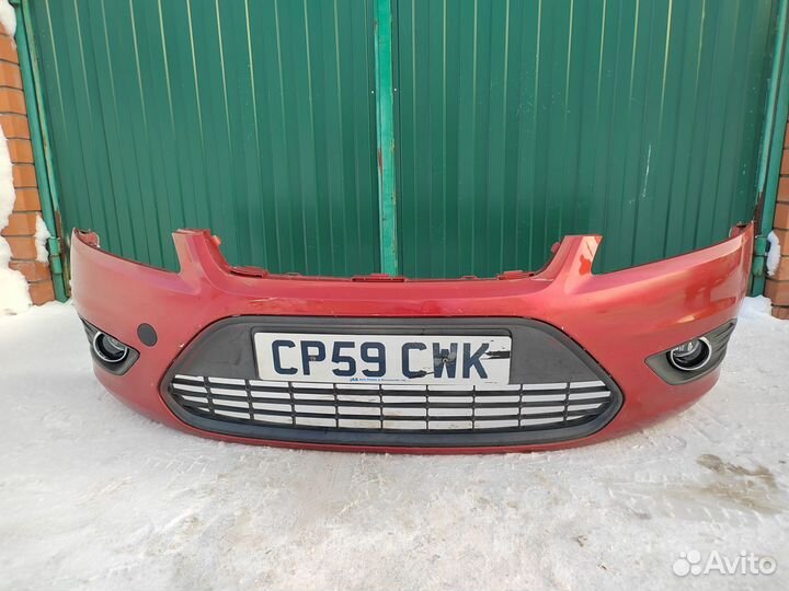 Передний бампер Форд Фокус 2 рестайлинг