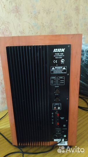 Сабвуфер ввк FSW 108
