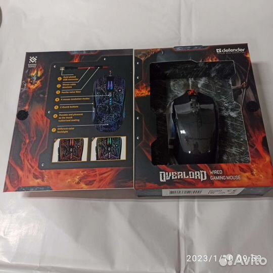 Новая игровая мышь Defender OverLord GM-890