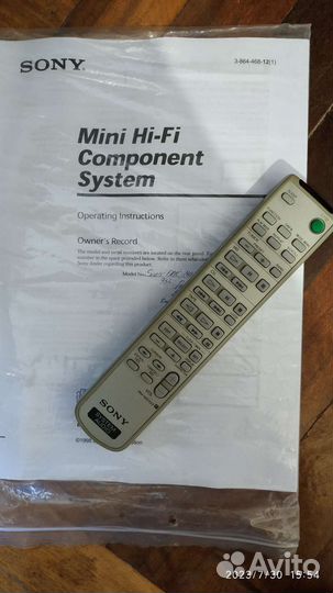 Музыкальный центр sony