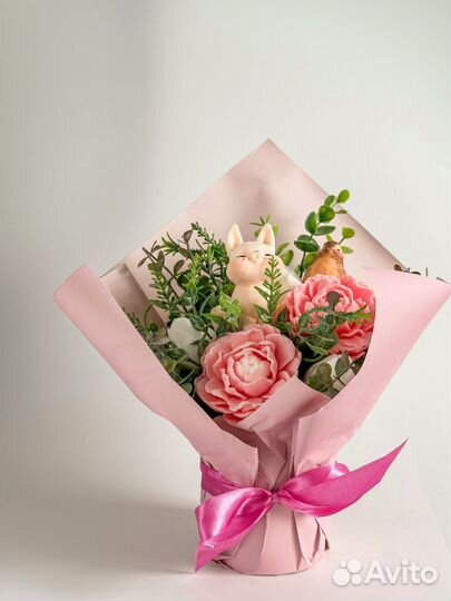 Букет из мыла ручной работы