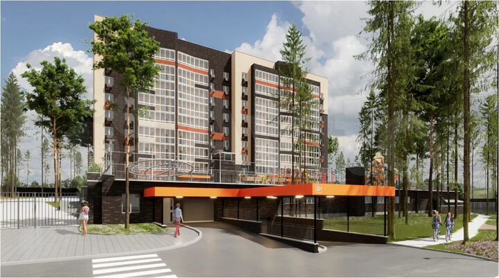 Квартира-студия, 34,4 м², 4/9 эт.