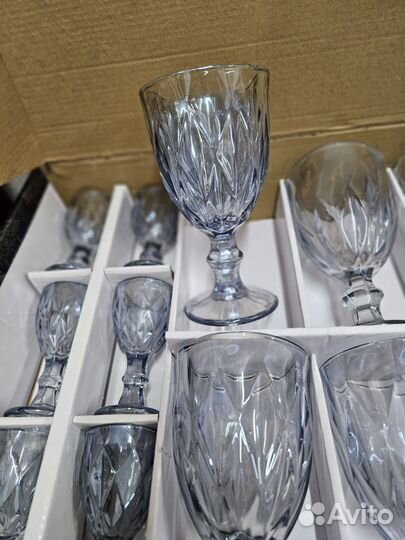 Рюмка + бокалы