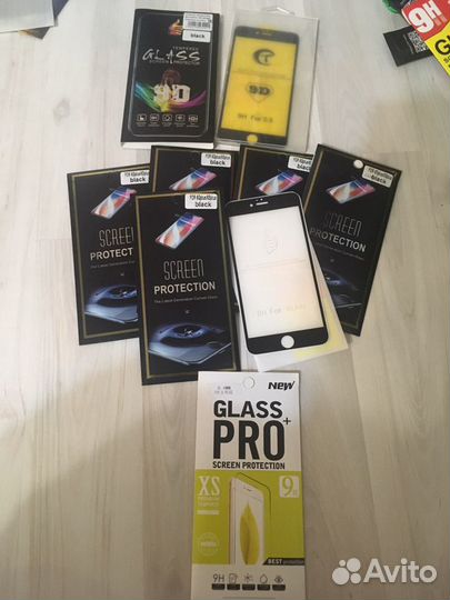 Защитные стекла на айфон с 4 по xR